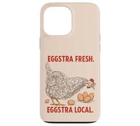 Eggstra - Gráfico de pollo divertido local fresco para fanáticos de Coop Carcasa para iPhone 13 Pro Max