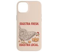 Eggstra - Gráfico de pollo divertido local fresco para fanáticos de Coop Carcasa para iPhone 14 Plus