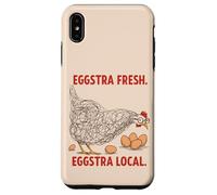 Eggstra - Gráfico de pollo divertido local fresco para fanáticos de Coop Carcasa para iPhone XS Max