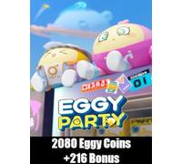 Eggy Party 2080 eggy coins + 216 Bonus - GLOBAL