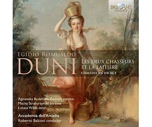 Egidio Romualdo Duni : Les deux chasseurs et la laitière, opéra. Budzinska-Benett, Straburzynski, Wilda, Balconi.