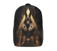Egipcio Temas Pirámides Anu nd The Sol God Ra,mochilas De Viaje Impresas En 3D, Ligero Y Transpirable Bolsa De Escuela Escolar Para Niños 17inch