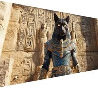 Egipto Diamond Painting Adultos, 5D Diamond Painting Kit Completo Escultura Patrón,Punto de Cruz Diamante Manualidades Adultos Kit, Decoracion Hogar, Regalos Originales para Mujer, 40x100cm,Model934