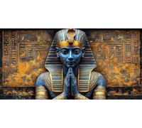 Egipto Diamond Painting Adultos, Diamond Painting FaraóN Pintura Diamante Patrón 5D DIY Punto de Cruz Diamante Dibujos con Diamantes Manualidades Adultos para Decoracion Hogar 30x60cm -bby2603PQ