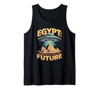 Egipto Donde el Pasado se Encuentra con Las futuras pirámides ovni Camiseta sin Mangas