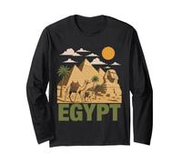 Egipto Heritage Pride Diseño de Cultura Antigua Manga Larga