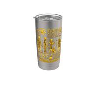 Egipto Heritage Pride Diseño de cultura antigua Vaso térmico de acero inoxidable de doble pared