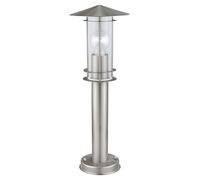 Eglo Lámpara Sobremuro Lisio 30187 E27, 60 W, Plateado, 3 x 17.5 x 17.5 cm