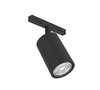 Eglo Accesorios para sistema Easy Track, adaptador foco de techo para riel, lámpara para enchufar, accesorio riel techo, plástico negro, casquillo GU10