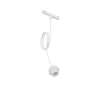 Eglo Accesorios para sistema Easy Track, adaptador lámpara colgante para riel, accesorio luz techo, plástico blanco, casquillo E27