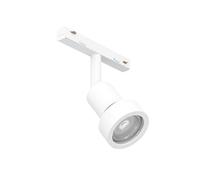 Eglo Accesorios para sistema Easy Track, adaptador para focos de techo en carril, luz de techo con enchufe, accesorio para carril de techo, plástico blanco, casquillo GU10