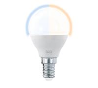 EGLO Access - Bombilla LED (E14, temperatura de color ajustable (frío cálido), 5 W (equivalente a 35 W), 400 lúmenes, E14, intensidad regulable, bombilla LED P45, diámetro de 4,5 cm)