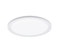 Eglo Access LED lámpara de techo Sarsina-A, 1 luz, aplique de aluminio y plástico blanco, con mando a distancia, cambio de temperatura (cálido, neutro, frío), regulable, Ø 30 cm