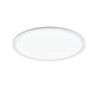 Eglo Access LED lámpara de techo Sarsina-A, 1 luz, lámpara de pared LED en aluminio y plástico blanco, con mando a distancia, cambio de temperatura (cálido, neutro, frío), regulable, Ø 45 cm