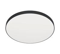 Eglo Access LED lámpara de techo Zubieta-A, aplique de pared 1 luz, acero y plástico negro/blanco, mando a distancia, cambio de temperatura (cálida, neutra, fría), regulable, Ø59,5 cm