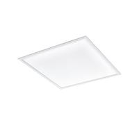 Eglo Access LED Salobrena-A, lámpara de techo 1 luz, aluminio y plástico blanco, con mando, cambio de temperatura (cálida, neutra, fría), regulable, 60x60 cm