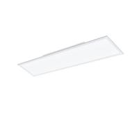 Eglo Access LED Salobrena-A, lámpara de techo y pared 1 luz, aluminio y plástico blanco, mando a distancia, cambio de color (cálido, neutro, frío), regulable, L 120 cm