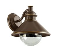 EGLO ALBACETE lámpara de Pared, Acero, marrón cobrizo, 26.5 x 28 x 25.5 cm