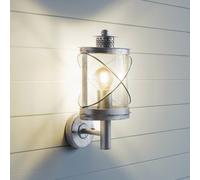EGLO Aplique de exterior Hilburn 1, pantalla decorativa