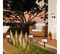 EGLO Aplique de pared LED Altilia, negro, plástico, sensor True