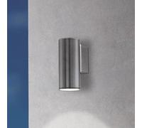 EGLO Aplique de pared Riga, color antracita, altura 15 cm, metal