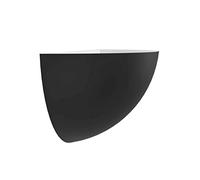 Eglo Aplique en el interior de Tanura, candil de esquina para iluminación indirecta, pendiente minimalista de metal en negro, luz para pasillo y salón, casquillo E27