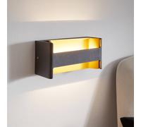 EGLO Aplique LED Feloniche en negro/dorado