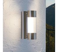 EGLO Aplique LED para exterior Robledo de acero inoxidable