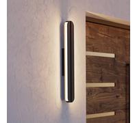 EGLO Aplique LED para exterior Vascella, negra, 60 cm de ancho, metal