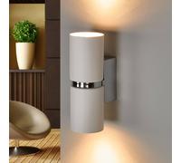 EGLO Aplique LED Passa, 2 luces, redondo, blanco