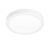 EGLO Argolis 2 Lámpara de techo led para exteriores, lámpara exterior para pared y techo, lámpara de techo para uso exterior de metal y plástico blanco, blanco cálido, IP44, diámetro de 28,5 cm
