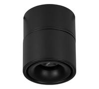 Eglo Bohoyo Foco LED semiempotrable, montaje empotrable o en superficie | luz de techo de aluminio negro, diámetro de 10 cm