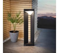 EGLO Bolardo luminoso LED Nembro IP54, aluminio fundido