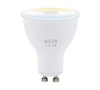 Eglo Bombilla LED connect.z Smart-Home GU10, ZigBee, control por voz mediante app y Alexa, regulable, color de luz ajustable (blanco cálido-blanco frío), 345 lúmenes, 4,9 vatios