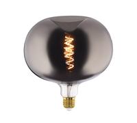 EGLO Bombilla LED E27 4W Big Size forma de manzana filamento cromo