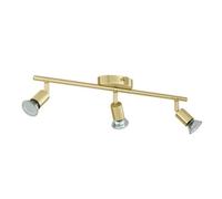 Eglo Buzz-Led GU10 3x2,8W latón cepillado 3 focos - 33186