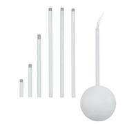 EGLO Canal para Cable EXTENTION, guía para Cable de acero, Color Blanco, Longitud de 320 a 1570 mm