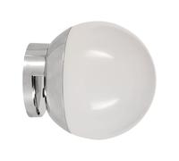EGLO Cerveteri-E Lámpara LED para espejo de baño, con acoplamiento, fabricada en plástico de color cromado y blanco, con luz blanca neutra y protección contra salpicaduras IP44