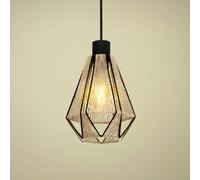 EGLO Colgante Adwickle, una pantalla de hilo natural