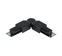 EGLO Conector angular Tb Corner Connect, accesorios sistema de rieles Track Pro, plástico en negro