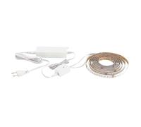 Eglo connect cinta led de 5m STRIPE-C, tira luminosa para el Smart Home, cinta RGB autoadhesiva y recortable, materiaL plástico, color blanco, regulable, tonos blancos y colores ajustables