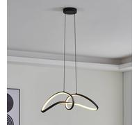 EGLO connect lámpara colgante LED Calarossa-Z, negro, aluminio