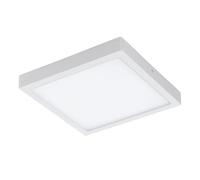 Eglo connect Lámpara de techo LED Fueva-C, materiaL metal fundido, plástico, color blanco, L 30x30 cm, regulable, tonos blancos y colores configurables