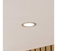 Eglo connect.z Smart-Home Foco empotrable LED para baño Fueva 6-Z, Ø 12 cm | ZigBee, app y control por voz Alexa, blanco cálido-blanco frío, regulable, foco empotrable metálico plata, IP44