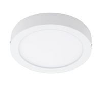 Eglo connect LED lámpara de techo Fueva-C, lámpara de techo Smart Home, material: fundición de metal, plástico, color: blanco, Ø: 30 cm, regulable, tonos de blanco y colores ajustables