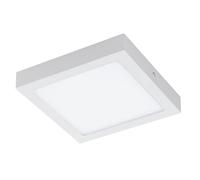 Eglo connect LED lámpara de techo Fueva-C, Smart Home, metal fundido | plástico, color blanco, 22,5x22,5 cm, regulable, tonos blancos y colores ajustables