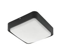 EGLO connect LED lámpara exterior de techo Piove-C, Smart Home para pared | y techo, aluminio y plástico, colores negro, blanco, blanco cálido, regulable, IP44