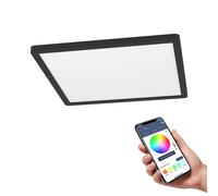 EGLO connect Rovito-Z lámpara de techo negro 29x29cm