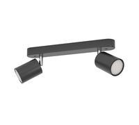 EGLO connect Smart Spot Adfira-Z, negro, 2 luces, acero True