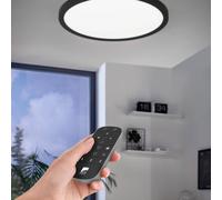 EGLO connect.z Smart Home mando a distancia 2.0, ZigBee, accesorio para las luces EGLO connect.z de plástico en negro y gris, funciona con pilas